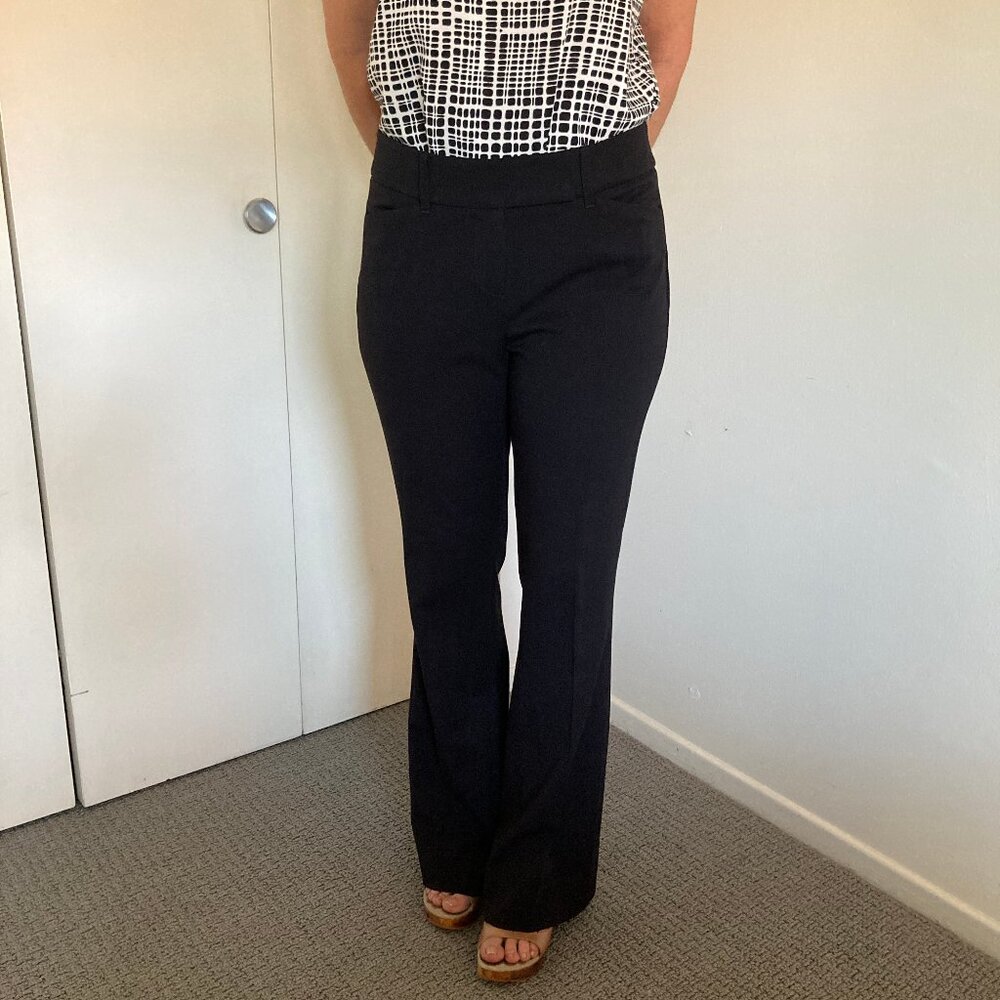 Black Flare Trousers- 2S